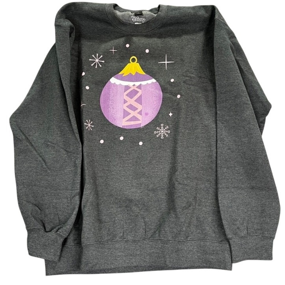 Disney Christmas Ornament Graphic Pullover Sweatshirt